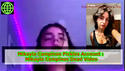 Mikayla Campinos Pickles Account